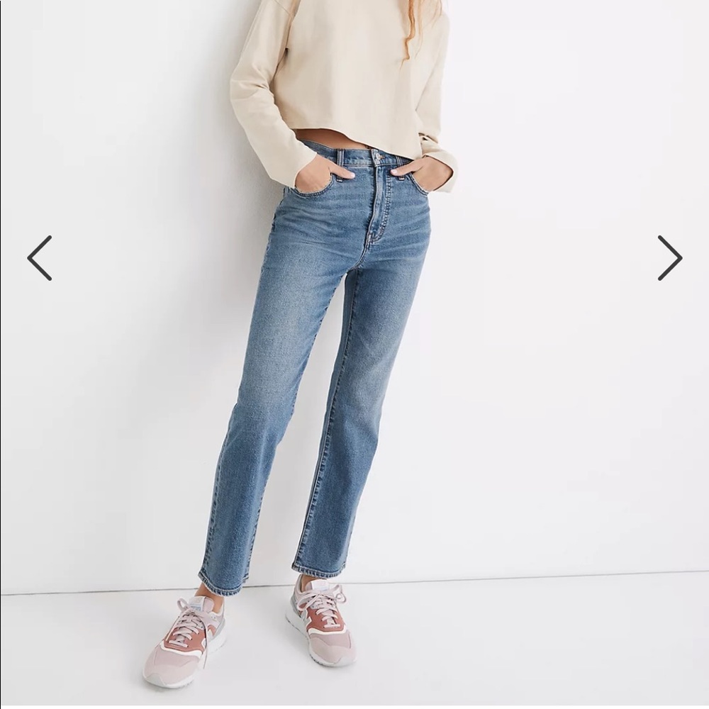 Madewell slim Demi boot jeans